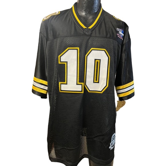 212 NYC Black and Yellow Football Jersey - Picture 1 of 8